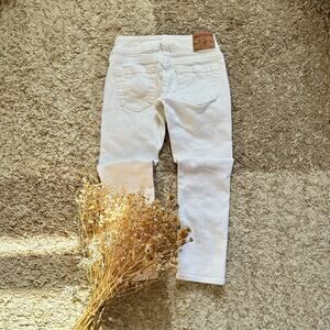 Vintage True Religion White Denim Lizzy Jeans Made in USA Y2K Women’s Size 24